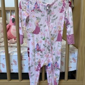Posh Peanut Disney Princess Aurora Zippered Pajamas